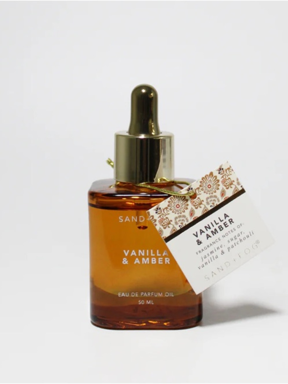 Sand + Fog Vanilla & Amber Scented Oil